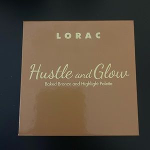 Lorac bronzer and highlighter palette